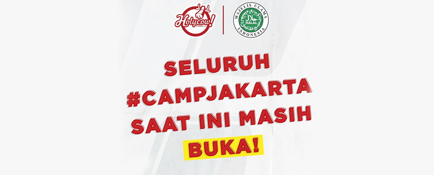 Informasi Jam Operasional CAMP Holycow! Steakhouse By Chef Afit